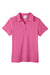 Core 365 CE112W Womens Fusion ChromaSoft Performance Moisture Wicking Pique Short Sleeve Polo Shirt Charity Pink Flat Front