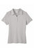 Core 365 CE112W Womens Fusion ChromaSoft Performance Moisture Wicking Pique Short Sleeve Polo Shirt Platinum Grey Flat Front