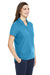 Core 365 CE112W Womens Fusion ChromaSoft Performance Moisture Wicking Pique Short Sleeve Polo Shirt Electric Blue Model 3q