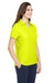 Core 365 CE112W Womens Fusion ChromaSoft Performance Moisture Wicking Pique Short Sleeve Polo Shirt Safety Yellow Model 3q