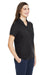 Core 365 CE112W Womens Fusion ChromaSoft Performance Moisture Wicking Pique Short Sleeve Polo Shirt Black Model 3q