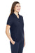 Core 365 CE112W Womens Fusion ChromaSoft Performance Moisture Wicking Pique Short Sleeve Polo Shirt Classic Navy Blue Model 3q