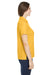 Core 365 CE112W Womens Fusion ChromaSoft Performance Moisture Wicking Pique Short Sleeve Polo Shirt Campus Gold Model Side