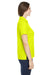 Core 365 CE112W Womens Fusion ChromaSoft Performance Moisture Wicking Pique Short Sleeve Polo Shirt Safety Yellow Model Side