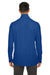Core 365 CE405 Mens Fusion ChromaSoft Performance Moisture Wicking Pique 1/4 Zip Sweatshirt True Royal Blue Model Back