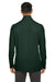 Core 365 CE405 Mens Fusion ChromaSoft Performance Moisture Wicking Pique 1/4 Zip Sweatshirt Forest Green Model Back