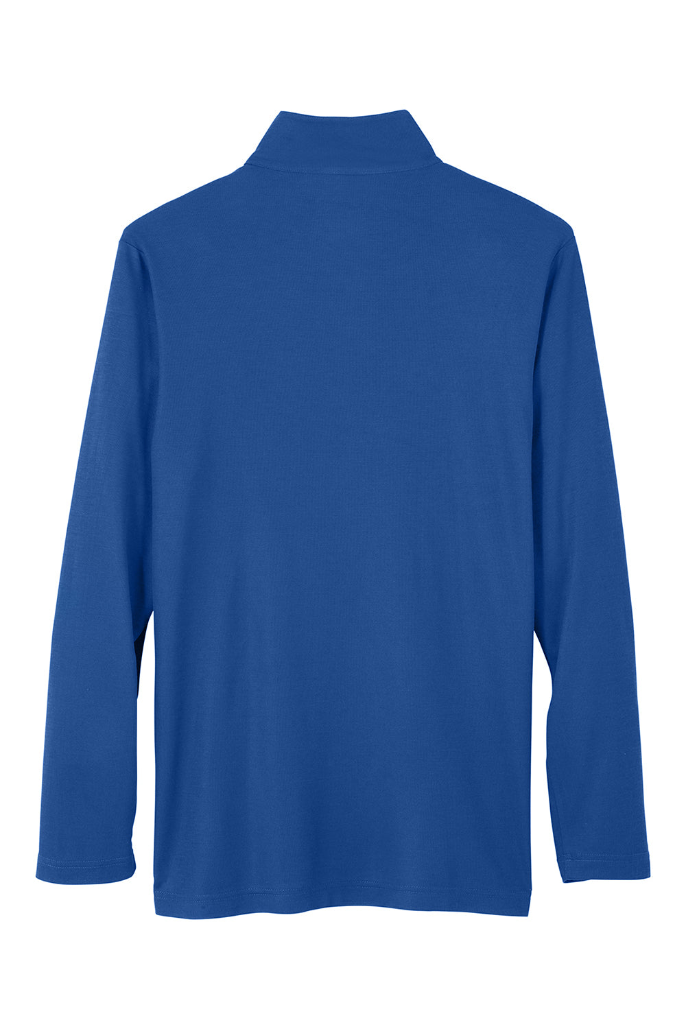 Core 365 CE405 Mens Fusion ChromaSoft Performance Moisture Wicking Pique 1/4 Zip Sweatshirt True Royal Blue Flat Back