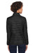 Core 365 CE700W Womens Prevail Packable Puffer Water Resistant Full Zip Jacket Black Model Back