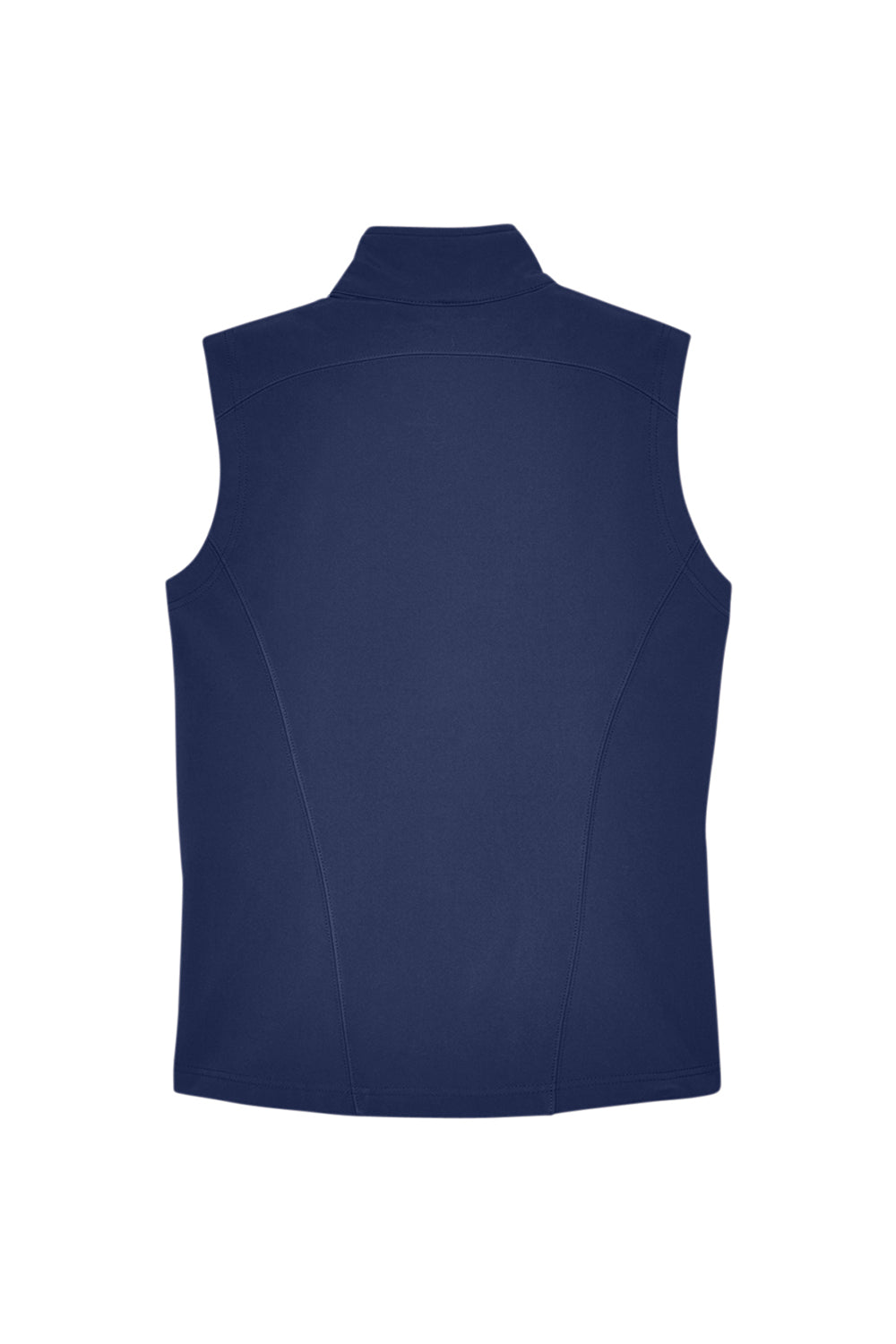 Core 365 CE701W Womens Cruise Water Resistant Full Zip Fleece Vest Classic Navy Blue Flat Back