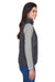 Core 365 CE702W Womens Prevail Packable Puffer Water Resistant Full Zip Vest Carbon Grey Model Side
