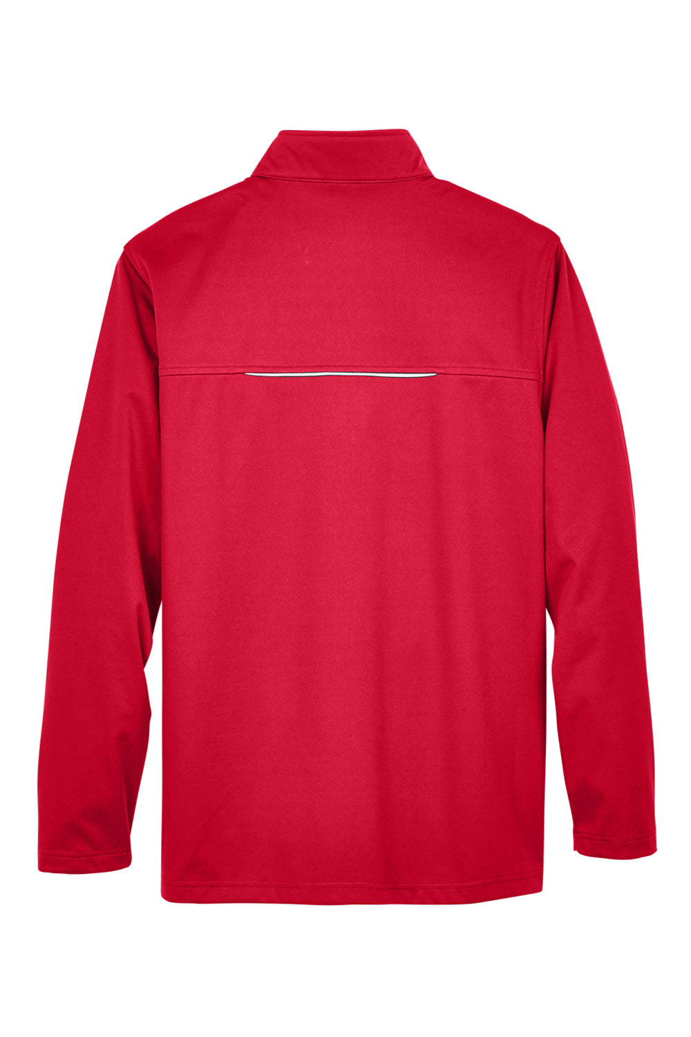 Core 365 CE708 Mens Techno Lite Water Resistant Full Zip Jacket Classic Red Flat Back