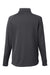 Core 365 CE801 Mens Fusion ChromaSoft Anti Static Fleece 1/4 Zip Sweatshirt w/ Pocket Carbon Grey Flat Back