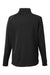 Core 365 CE801 Mens Fusion ChromaSoft Anti Static Fleece 1/4 Zip Sweatshirt w/ Pocket Black Flat Back