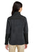 Core 365 CE890W Womens Journey Summit Hybrid Full Zip Jacket Heather Charcoal Grey/Black Model Back