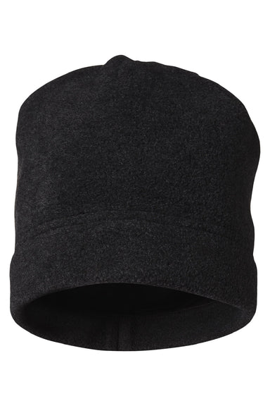 Core 365 Hats CE901 Unisex Journey Fleece Beanie Black Flat Front