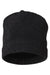 Core 365 Hats CE901 Unisex Journey Fleece Beanie Black Flat Front