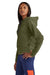 Champion CHP100 Womens Sport Hooded Sweatshirt Hoodie Fresh Olive Green Model Side