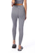 Champion CHP120 Womens Sport Soft Touch Leggings w/ Pocket Heather Grey Model Back