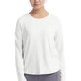 Champion Womens Sport Soft Touch Long Sleeve Crewneck T-Shirt - White - NEW