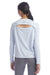 Champion CHP140 Womens Sport Soft Touch Long Sleeve Crewneck T-Shirt Collage Blue Model Back
