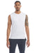 Champion CHP170 Mens Sport Muscle Tank Top White Model Front