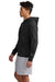 Champion CHP180 Mens Sport Hooded Sweatshirt Hoodie w/ Pouch Pocket Black Model Side