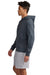 Champion CHP180 Mens Sport Hooded Sweatshirt Hoodie w/ Pouch Pocket Stealth Grey Model Side