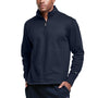 Champion Mens Sport 1/4 Zip Sweatshirt - Navy Blue - NEW