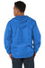 Champion CO125 Mens Wind & Water Resistant Full Zip Hooded Anorak Jacket Royal Blue Model Back