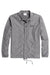 Champion CO126 Mens Wind & Water Resistant Snap Down Coach's Jacket Graphite Grey Flat Front