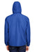 Champion CO200 Mens Packable Wind & Water Resistant Anorak 1/4 Zip Hooded Jacket Athletic Royal Blue Model Back