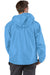 Champion CO200 Mens Packable Wind & Water Resistant Anorak 1/4 Zip Hooded Jacket Light Blue Model Back
