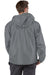 Champion CO200 Mens Packable Wind & Water Resistant Anorak 1/4 Zip Hooded Jacket Graphite Grey Model Back