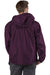 Champion CO200 Mens Packable Wind & Water Resistant Anorak 1/4 Zip Hooded Jacket Maroon Model Back