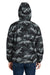 Champion CO200 Mens Packable Wind & Water Resistant Anorak 1/4 Zip Hooded Jacket Concrete Grey Camo Model Back