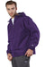 Champion CO200 Mens Packable Wind & Water Resistant Anorak 1/4 Zip Hooded Jacket Ravens Purple Model 3q