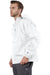 Champion CO200 Mens Packable Wind & Water Resistant Anorak 1/4 Zip Hooded Jacket White Model Side