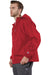 Champion CO200 Mens Packable Wind & Water Resistant Anorak 1/4 Zip Hooded Jacket Scarlet Red Model Side