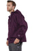 Champion CO200 Mens Packable Wind & Water Resistant Anorak 1/4 Zip Hooded Jacket Maroon Model Side