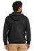 Carhartt CT100614 Mens Paxton Rain Defender Water Resistant Full Zip Hooded Sweatshirt Hoodie Black Model Back