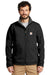 Carhartt CT102199 Mens Crowley Wind & Water Resistant Full Zip Jacket Black Model Front