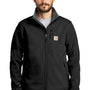 Carhartt Mens Crowley Wind & Water Resistant Full Zip Jacket - Black