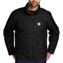 Carhartt Mens Gilliam Wind & Water Resistant Full Zip Jacket - Black