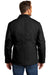 Carhartt CTC003/CTTC003 Mens Wind & Water Resistant Duck Cloth Full Zip Jacket Black Model Back