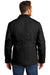 Carhartt CTC003/CTTC003/CT106674/CTT106674 Mens Wind & Water Resistant Duck Cloth Full Zip Jacket Black Model Back