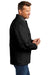 Carhartt CTC003/CTTC003 Mens Wind & Water Resistant Duck Cloth Full Zip Jacket Black Model Side