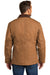 Carhartt CTC003/CTTC003/CT106674/CTT106674 Mens Wind & Water Resistant Duck Cloth Full Zip Jacket Carhartt Brown Model Back