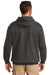 Carhartt CTK121/CTTK121 Mens Hooded Sweatshirt Hoodie w/ Pouch Pocket Heather Carbon Grey Model Back