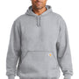 Carhartt Mens Hooded Sweatshirt Hoodie w/ Pouch Pocket - Heather Grey