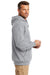 Carhartt CTK121/CTTK121 Mens Hooded Sweatshirt Hoodie w/ Pouch Pocket Heather Grey Model Side